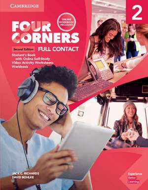 Four Corners Level 2 Super Value Pack (Full Contact with Self-study and Online Workbook) de Jack C. Richards