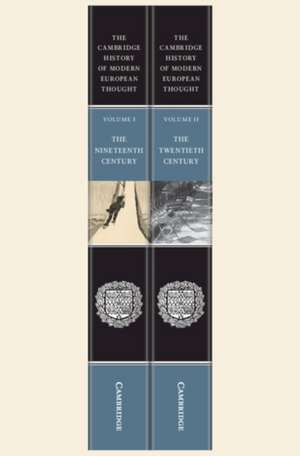 The Cambridge History of Modern European Thought 2 Volume Paperback Set de Warren Breckman