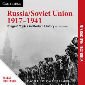 Russia Soviet Union 1917–1941 Digital Card: Stage 6 Modern History de David Thomas