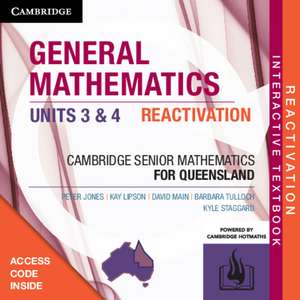 General Mathematics Units 3&4 for Queensland Reactivation Card de Peter Jones