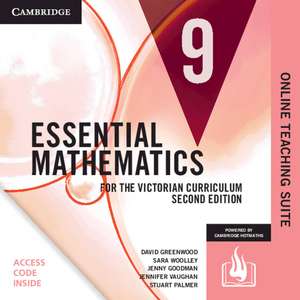 Essential Mathematics for the Victorian Curriculum 9 Online Teaching Suite Card de David Greenwood