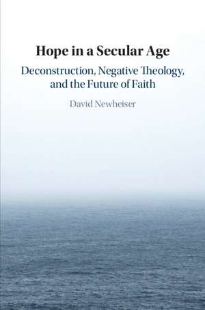 Hope in a Secular Age: Deconstruction, Negative Theology, and the Future of Faith de David Newheiser