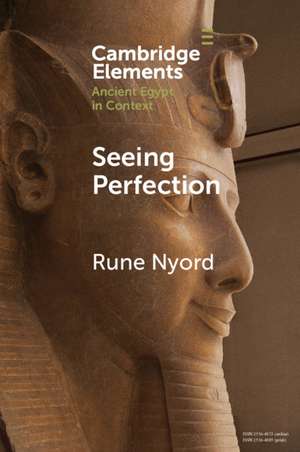 Seeing Perfection: Ancient Egyptian Images beyond Representation de Rune Nyord