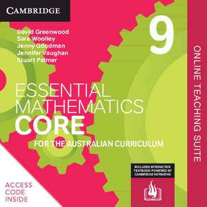 Essential Mathematics CORE for the Australian Curriculum Year 9 Online Teaching Suite Card de David Greenwood