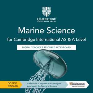 Cambridge International AS & A Level Marine Science Digital Teacher's Resource Access Card de Claire Brown