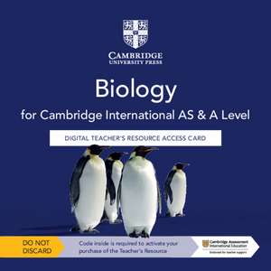 Cambridge International AS & A Level Biology Digital Teacher's Resource Access Card de David Martindill