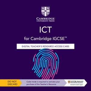 Cambridge IGCSE™ ICT Digital Teacher's Resource Access Card de David Waller