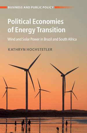 Political Economies of Energy Transition: Wind and Solar Power in Brazil and South Africa de Kathryn Hochstetler