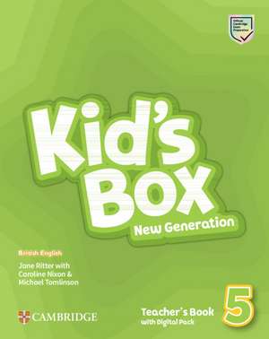 Kid's Box New Generation Level 5 Teacher's Book with Digital Pack British English de Jane Ritter