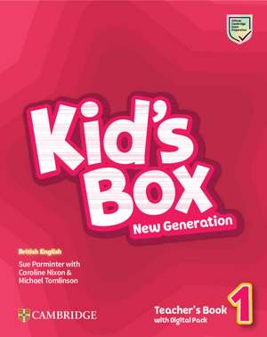 Kid's Box New Generation Level 1 Teacher's Book with Digital Pack British English de Sue Parminter