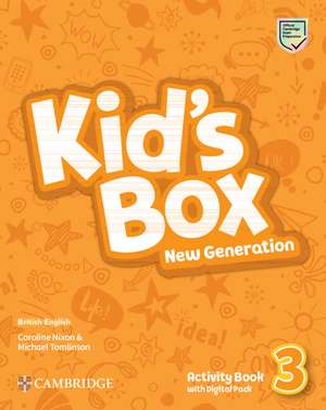 Kid's Box New Generation Level 3 Activity Book with Digital Pack British English de Caroline Nixon