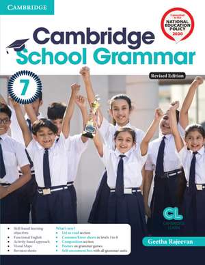 Cambridge School Grammar Level 7 Student's Book with AR APP and Poster de Geetha Rajeevan