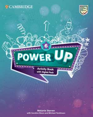 Power UP Level 6 Activity Book with Digital Pack and Home Booklet MENA de Michael Tomlinson