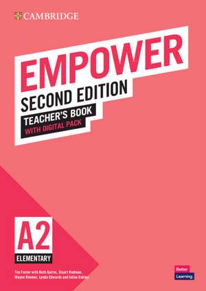 Empower Elementary/A2 Teacher's Book with Digital Pack de Tim Foster