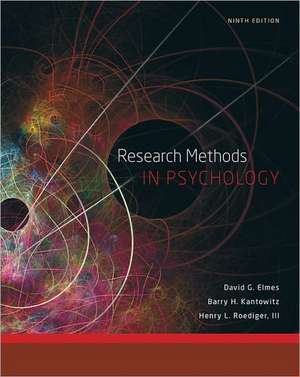 Research Methods in Psychology de David G. Elmes