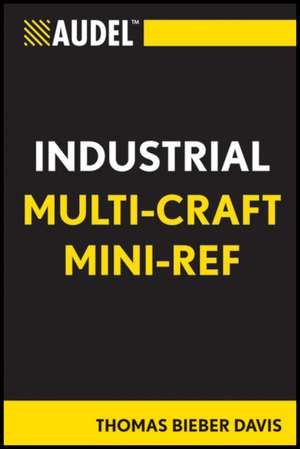 Audel Multi–Craft Industrial Reference de TB Davis