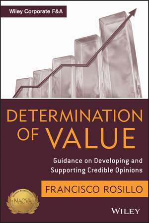 Determination of Value – Appraisal Guidance on Developing and Supporting a Credible Opinion de F Rosillo