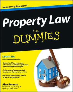 Property Law For Dummies de AR Romero