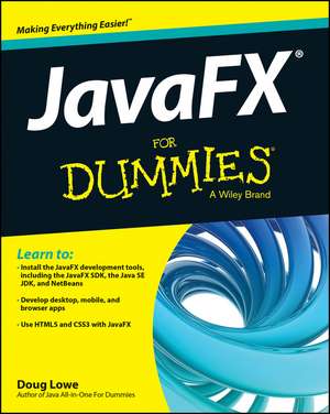 JavaFX For Dummies de D. Lowe