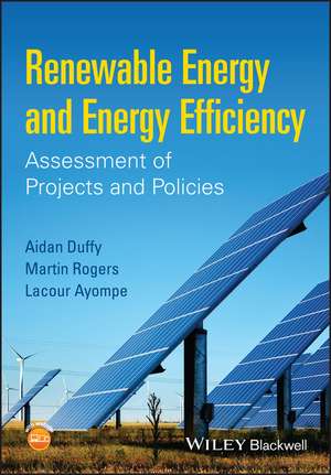 Renewable Energy and Energy Efficiency – Assessment of Projects and Policies de A Duffy