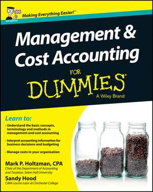 Management & Cost Accounting For Dummies, UK Edition de M Holtzman