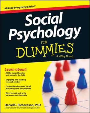 Social Psychology For Dummies de Daniel Richardson