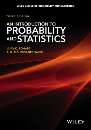 Probability and Statistics 3e de Rohatgi