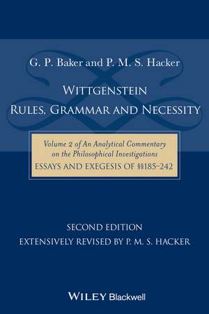 Wittgenstein 2e de Gordon P Baker