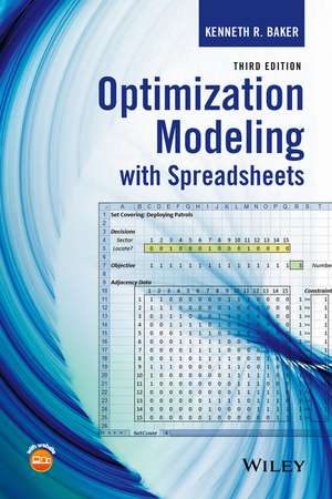 Optimization Modeling with Spreadsheets 3e de KR Baker