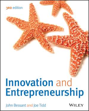 Innovation and Entrepreneurship 3e de J Bessant