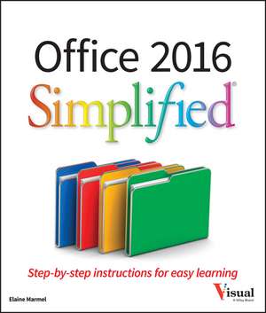 Office 2016 Simplified de E Marmel