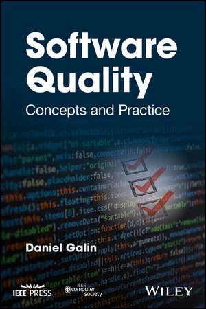 Software Quality – Concepts and Practice de D Galin