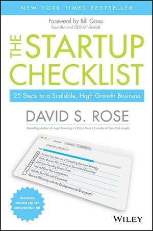The Startup Checklist de David S Rose
