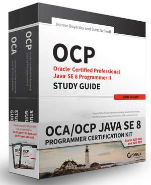 OCA/OCP Java SE 8 Programmer Certification Kit de Boyarsky