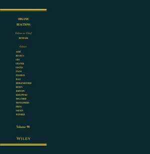 Organic Reactions v90 de SE Denmark