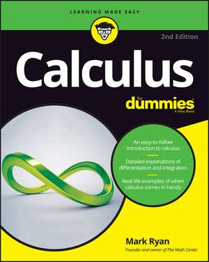 Calculus For Dummies, 2nd Edition de M Ryan