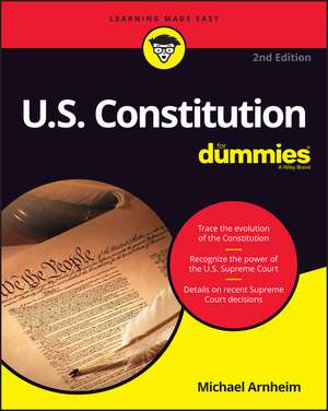 U.S. Constitution For Dummies, 2nd Edition de M Arnheim