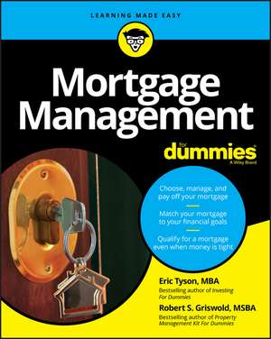 Mortgage Management For Dummies de E Tyson