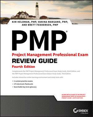 PMP: Project Management Professional Exam Review Guide de Kim Heldman