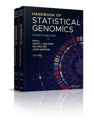 Handbook of Statistical Genomics 4e 2V SET de DJ Balding