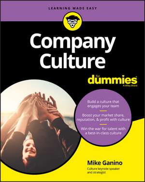 Company Culture For Dummies de M Ganino