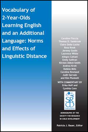 Vocabulary of 2–Year–Olds Learning English and an Additional Language – Norms and Effects of Linguistic Distance de C Floccia