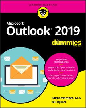 Outlook 2019 For Dummies de F Wempen