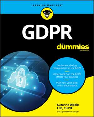 GDPR For Dummies de S Dibble