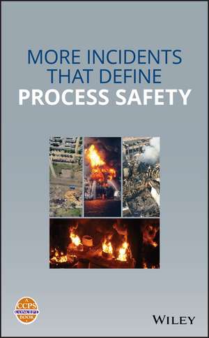 More Incidents That Define Process Safety de CCPS