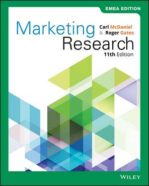 Marketing Research, 11th EMEA Edition de C McDaniel