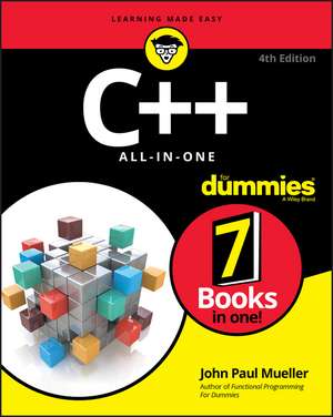 C++ All–in–One For Dummies, 4th Edition de JP Mueller