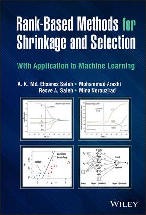 Rank-Based Methods for Shrinkage and Selection de A K MD Ehsanes Saleh