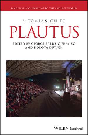 A Companion to Plautus de Dutsch