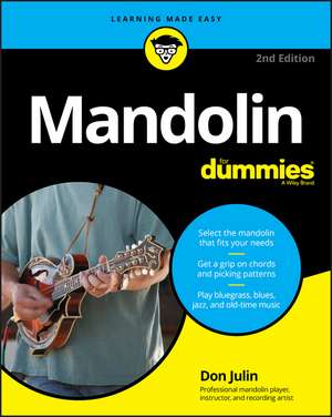 Mandolin for Dummies de Don Julin